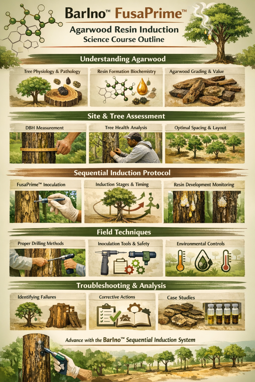 BarIno™ FusaPrime™ Agarwood Resin Induction Science Course